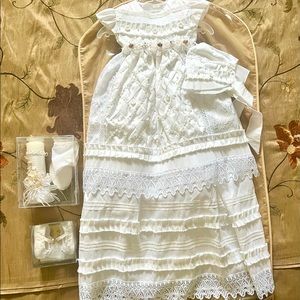 Baptismal Gown & set. Never used